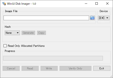 Win32 Disk Imager